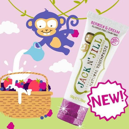 Jack N Jill Kids - Toothpaste - Berries + Cream
