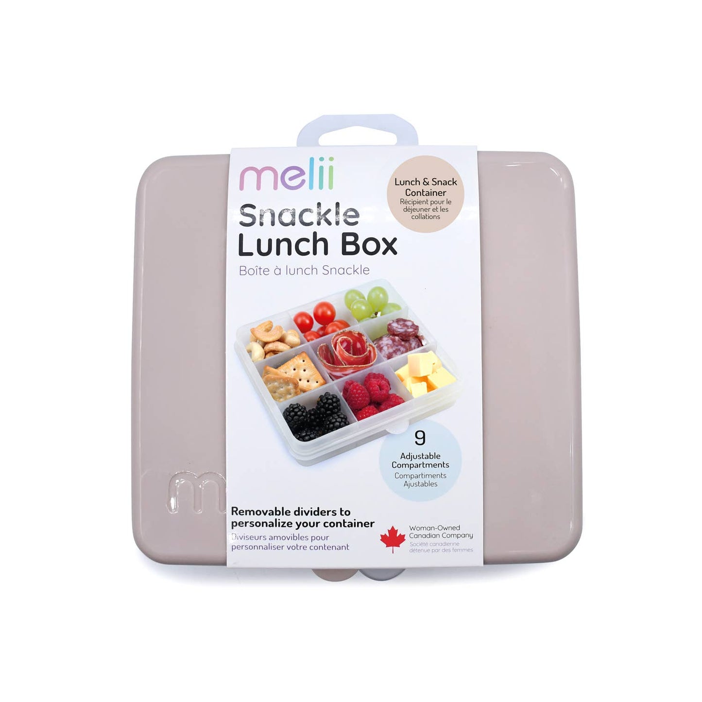 melii - 9 Compartment Snackle: Wisteria