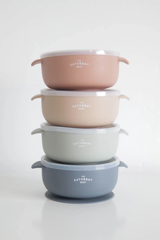 The Saturday Baby - Suction Bowl With Lid