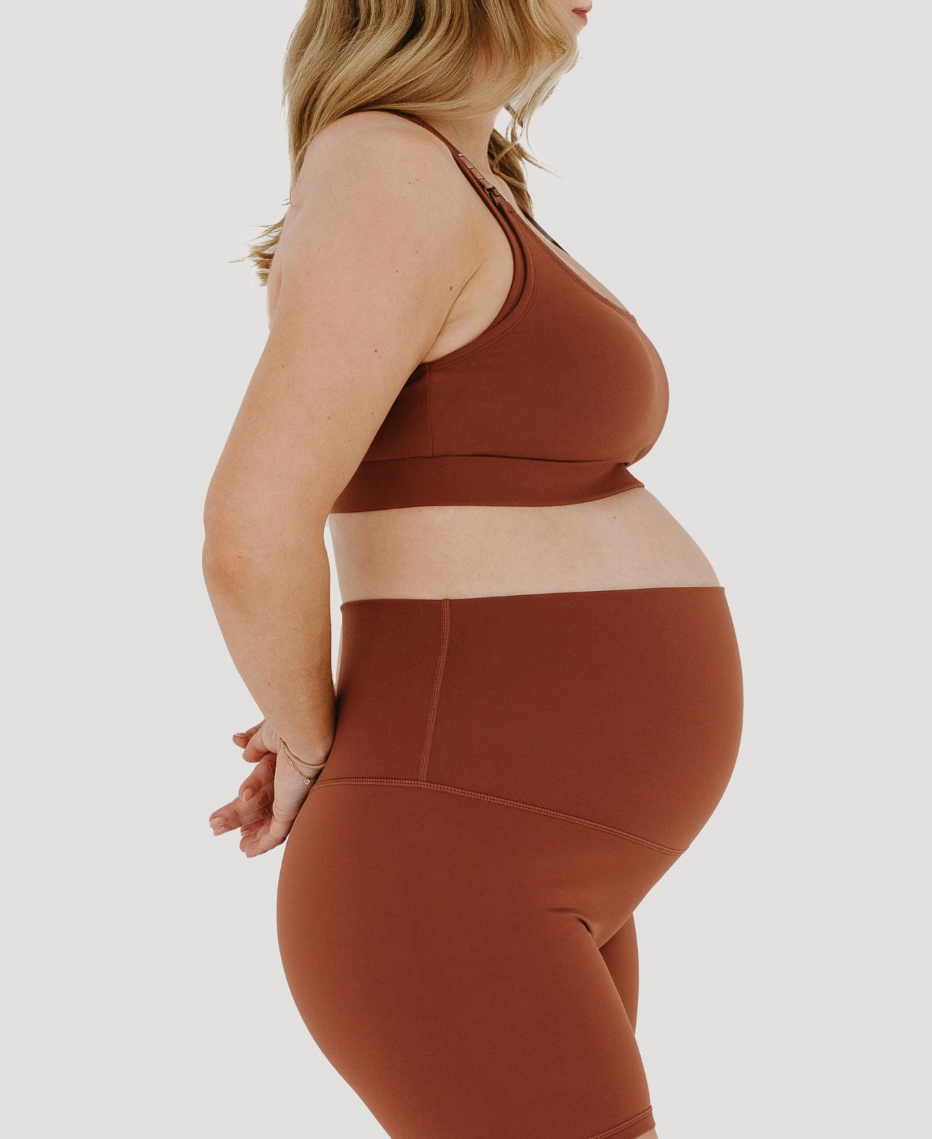 AXK Maternity - Biker Shorts - Brown