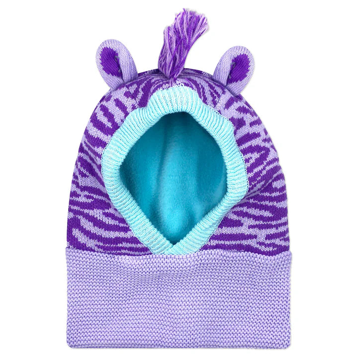 Purple Zebra - Zoochini - Balaclava