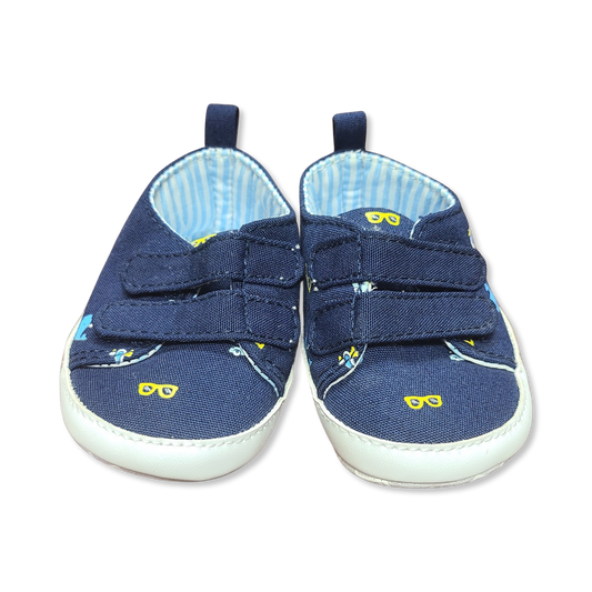 Carter's Soft Blue Velcro Shoes 0-3 Months - FEB 15 DROP