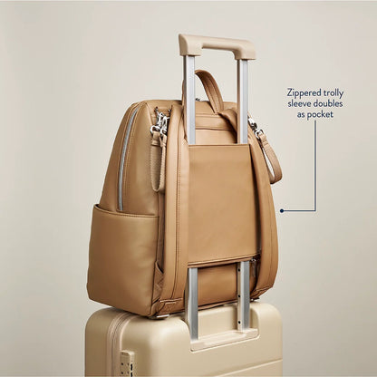 Itzy Ritzy - Eras Backpack Diaper Bag - Chai Latte
