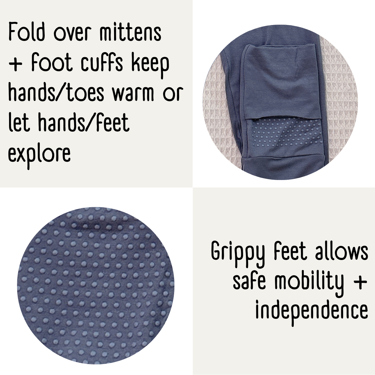 Little Locals PALS  Sleep + Play Long Sleeve Romper - Moss