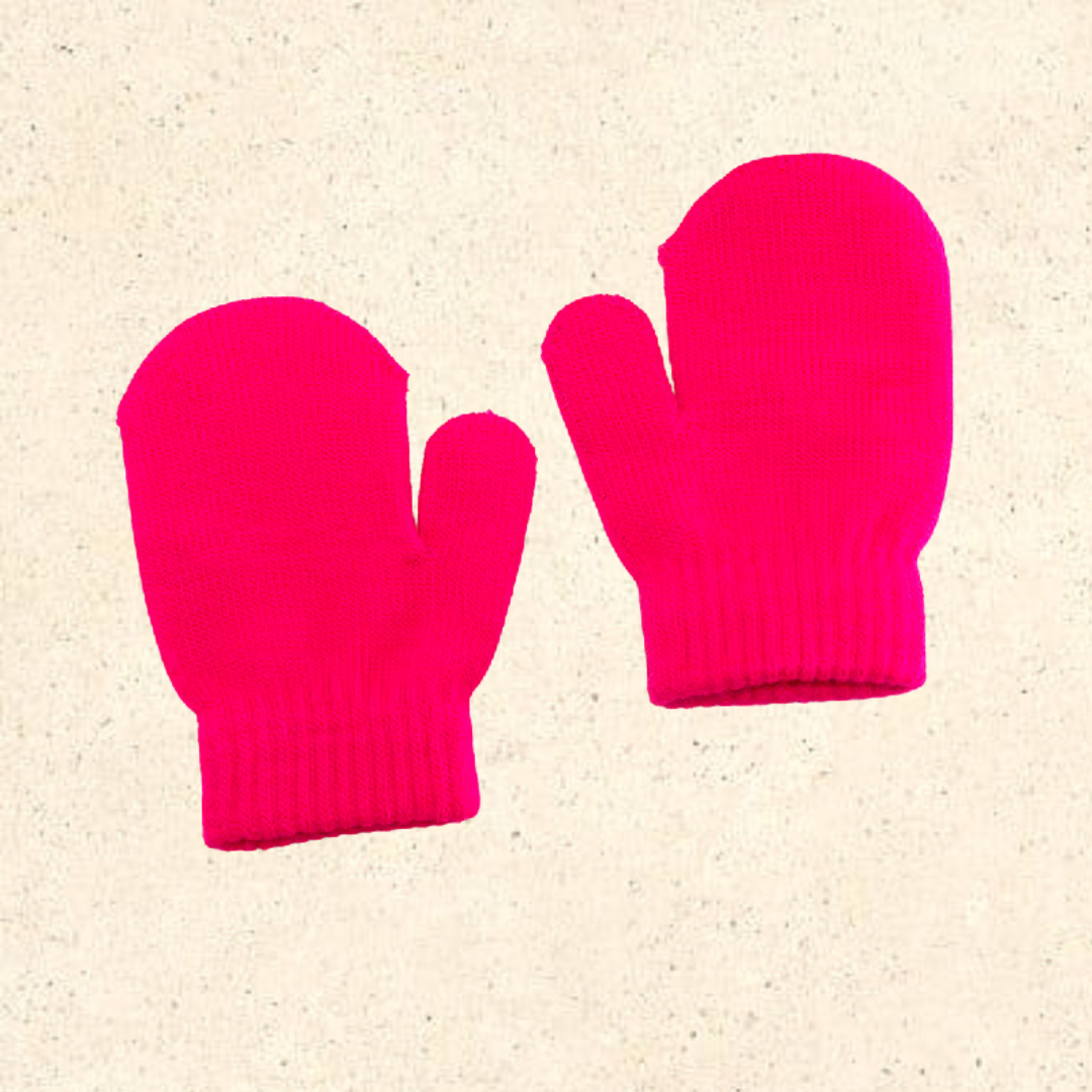 HOT PINK - The Mittens Your Kids Always Lose