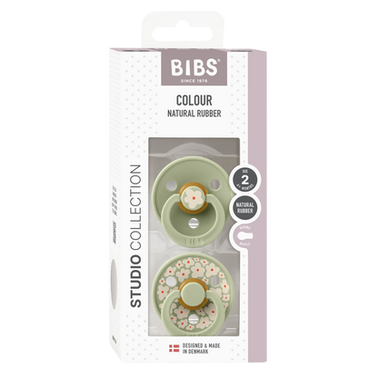BIBS - Studio Colour 2 Pack - Jasmine + Sage Mix