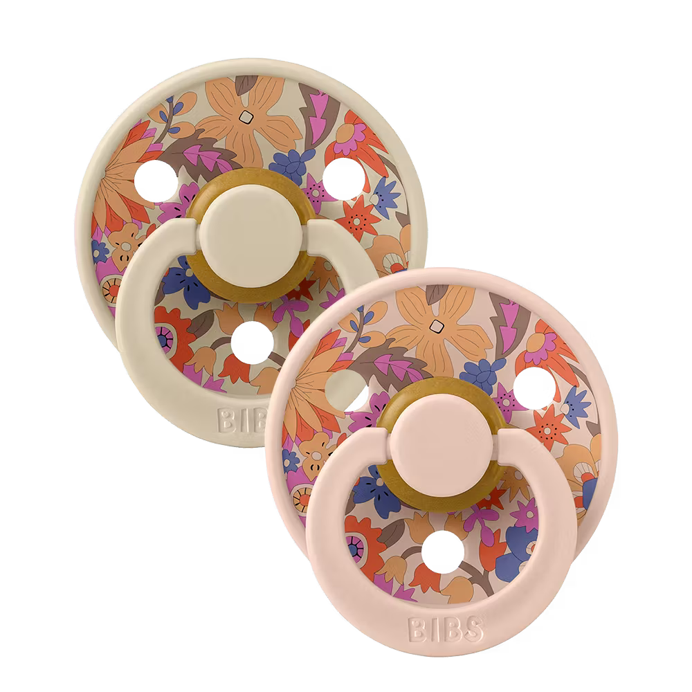 BIBS x LIBERTY Colour 2 Pack June Blossom - Blush Mix