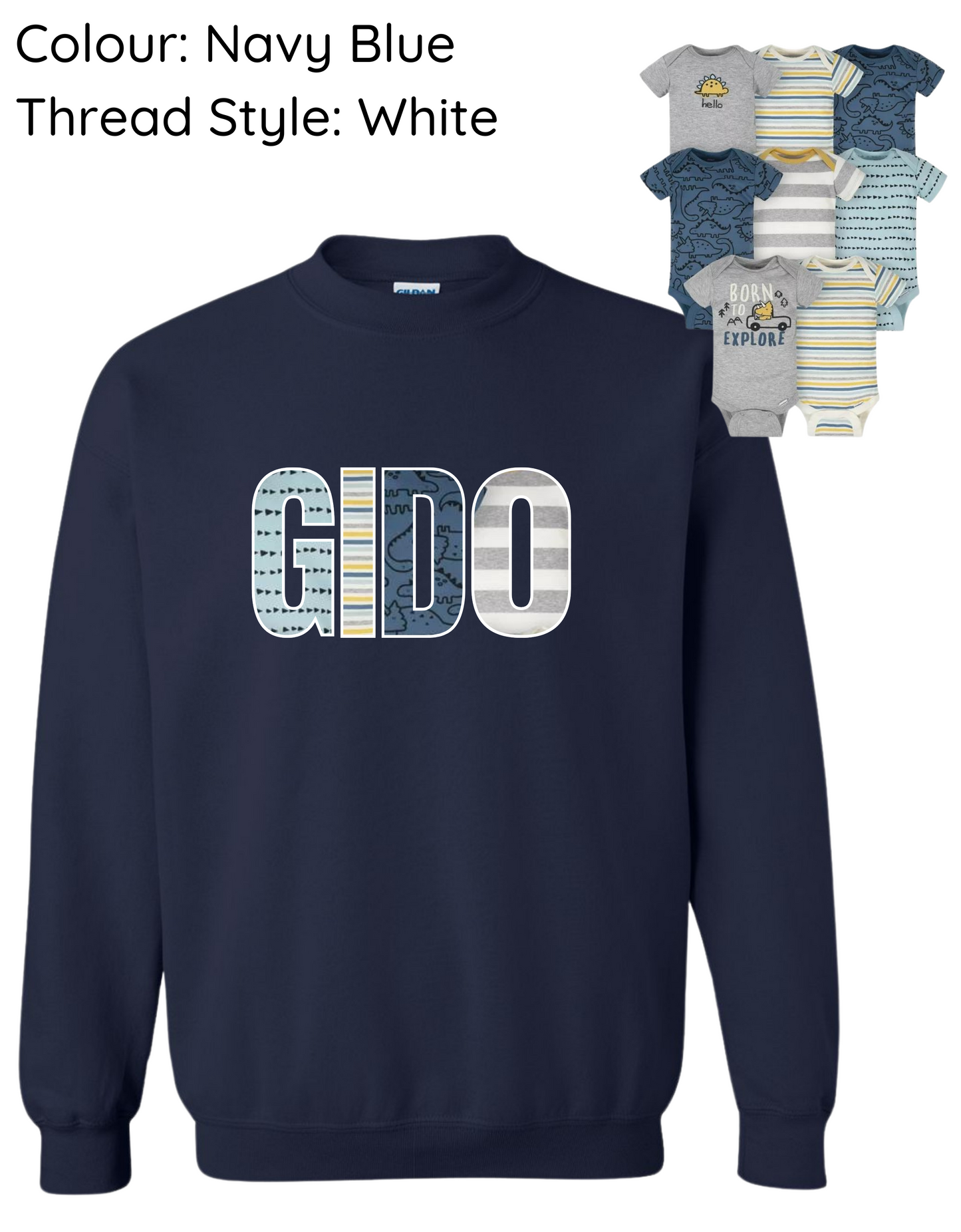 !! LIMITED TIME ONLY !! GIDO CUSTOM KEEPSAKE CREWNECK SWEATSHIRT