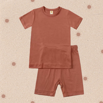 Little Locals - 🚨 IN STORE NOW 🚨  Little Locals Bamboo Summer Set - ROSE