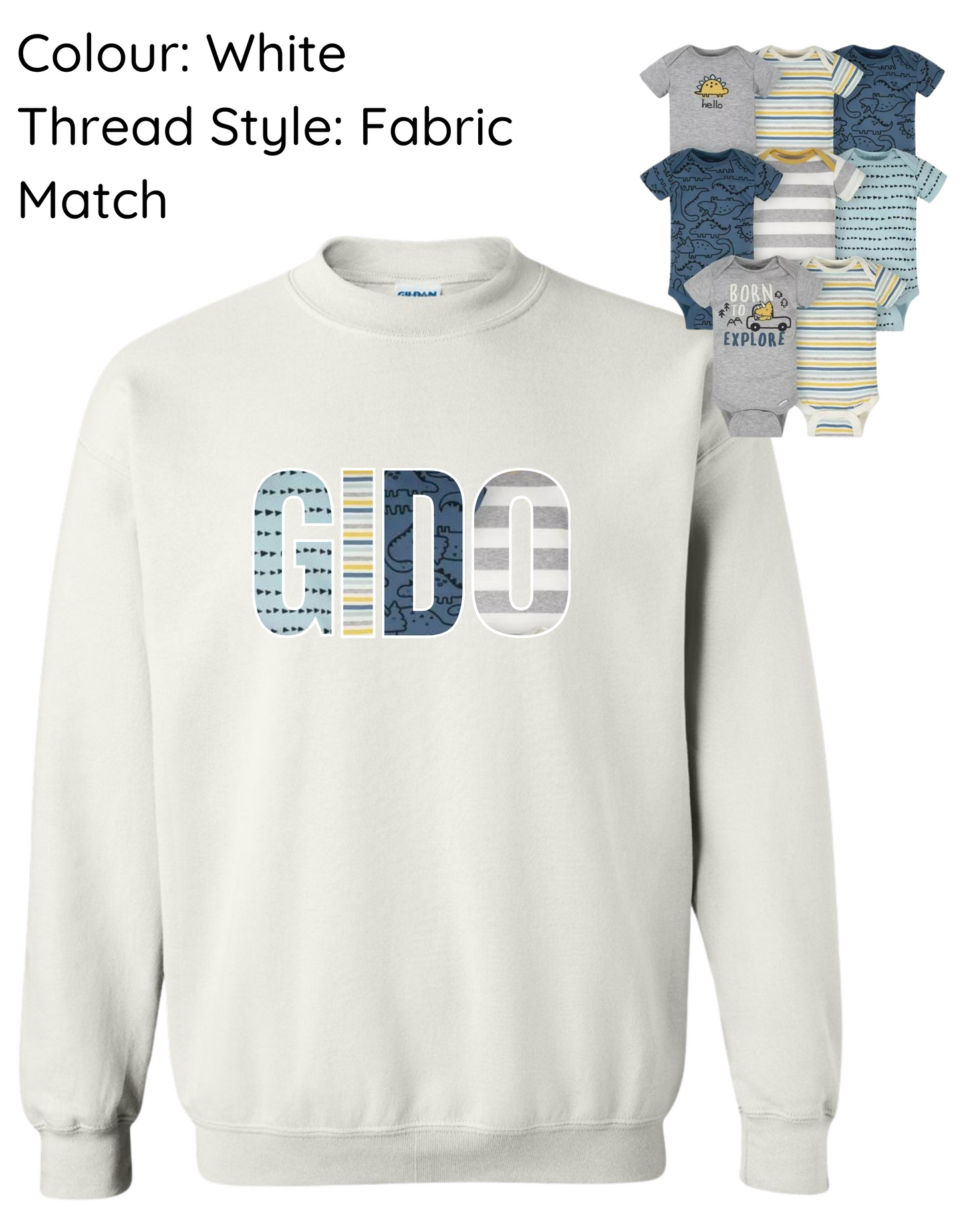 !! LIMITED TIME ONLY !! GIDO CUSTOM KEEPSAKE CREWNECK SWEATSHIRT