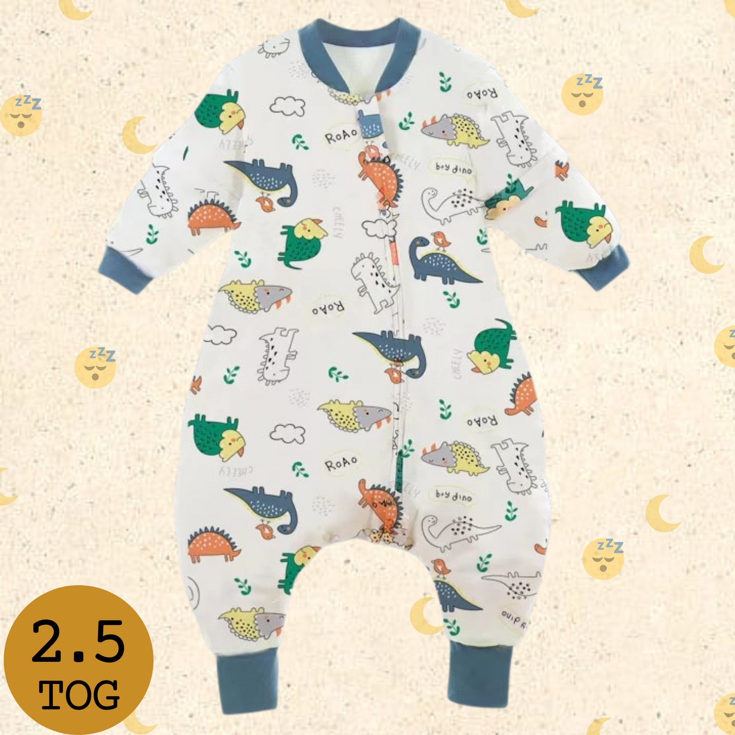 PRE-ORDER OPEN NOW - Little Locals Sleep Walker 2.5 TOG - Dinos