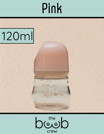 The Boob Crew - Glass Bottle - Pink