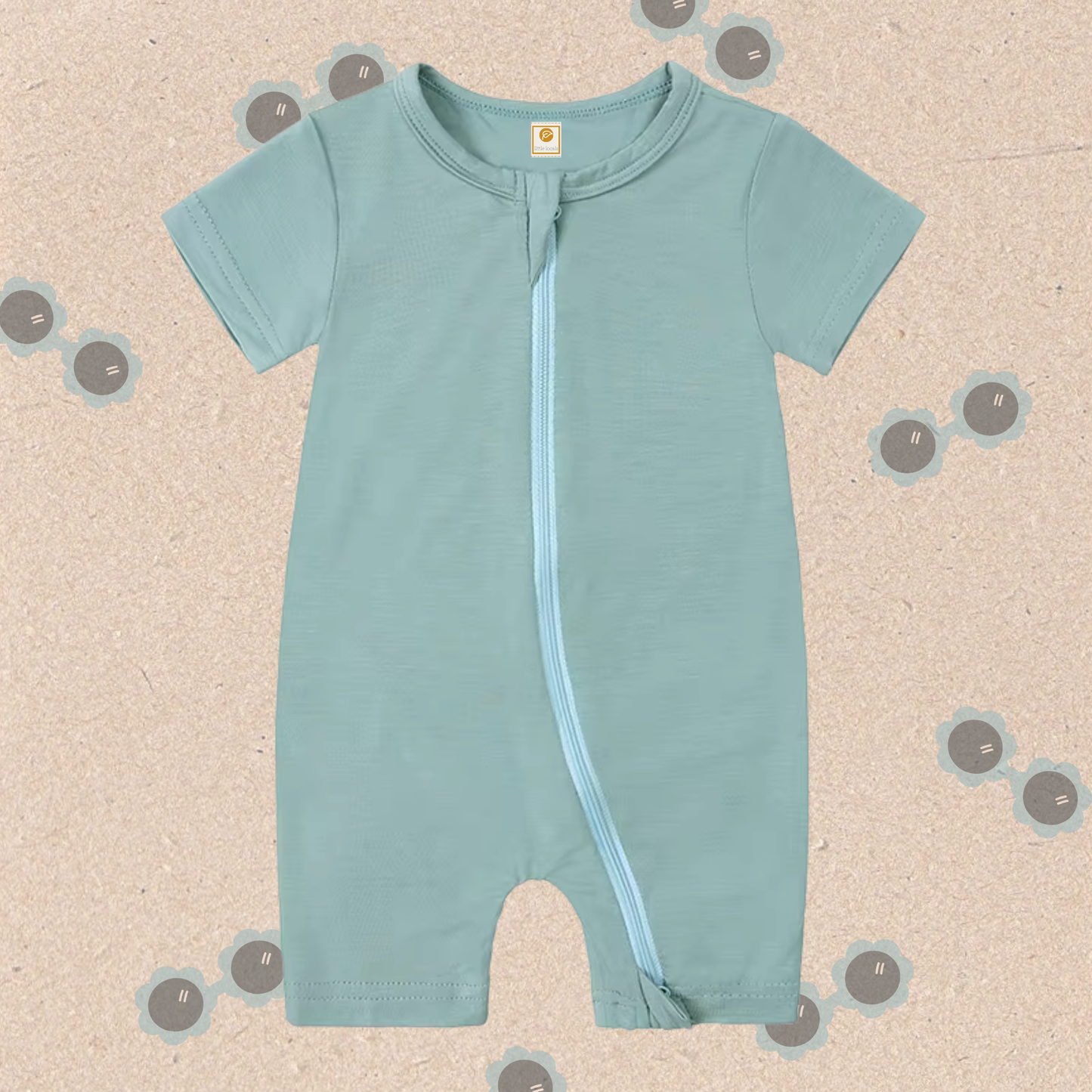 ✨PRE-SALE✨ Little Locals Bamboo Shortie Romper - PUDDLE