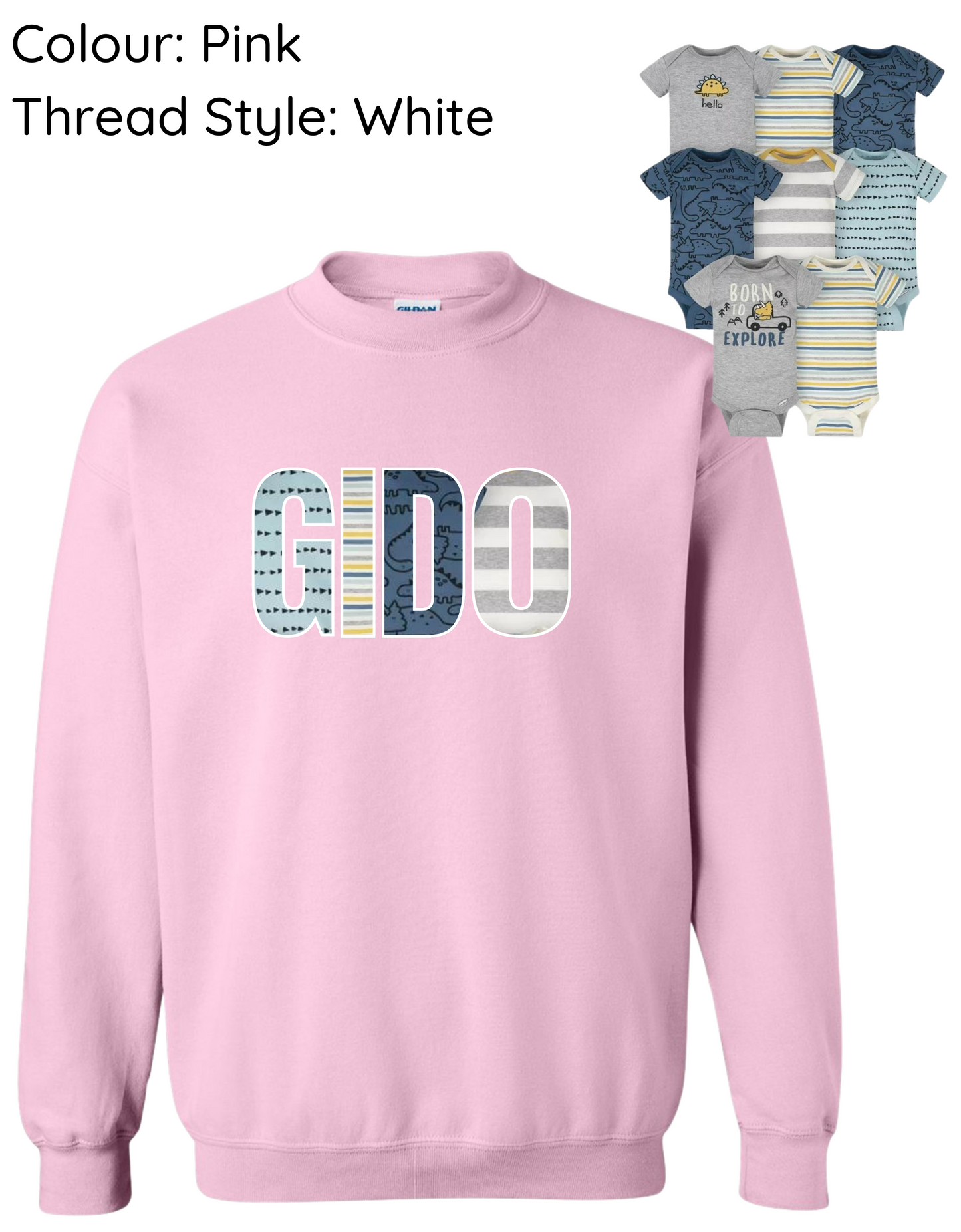 !! LIMITED TIME ONLY !! GIDO CUSTOM KEEPSAKE CREWNECK SWEATSHIRT