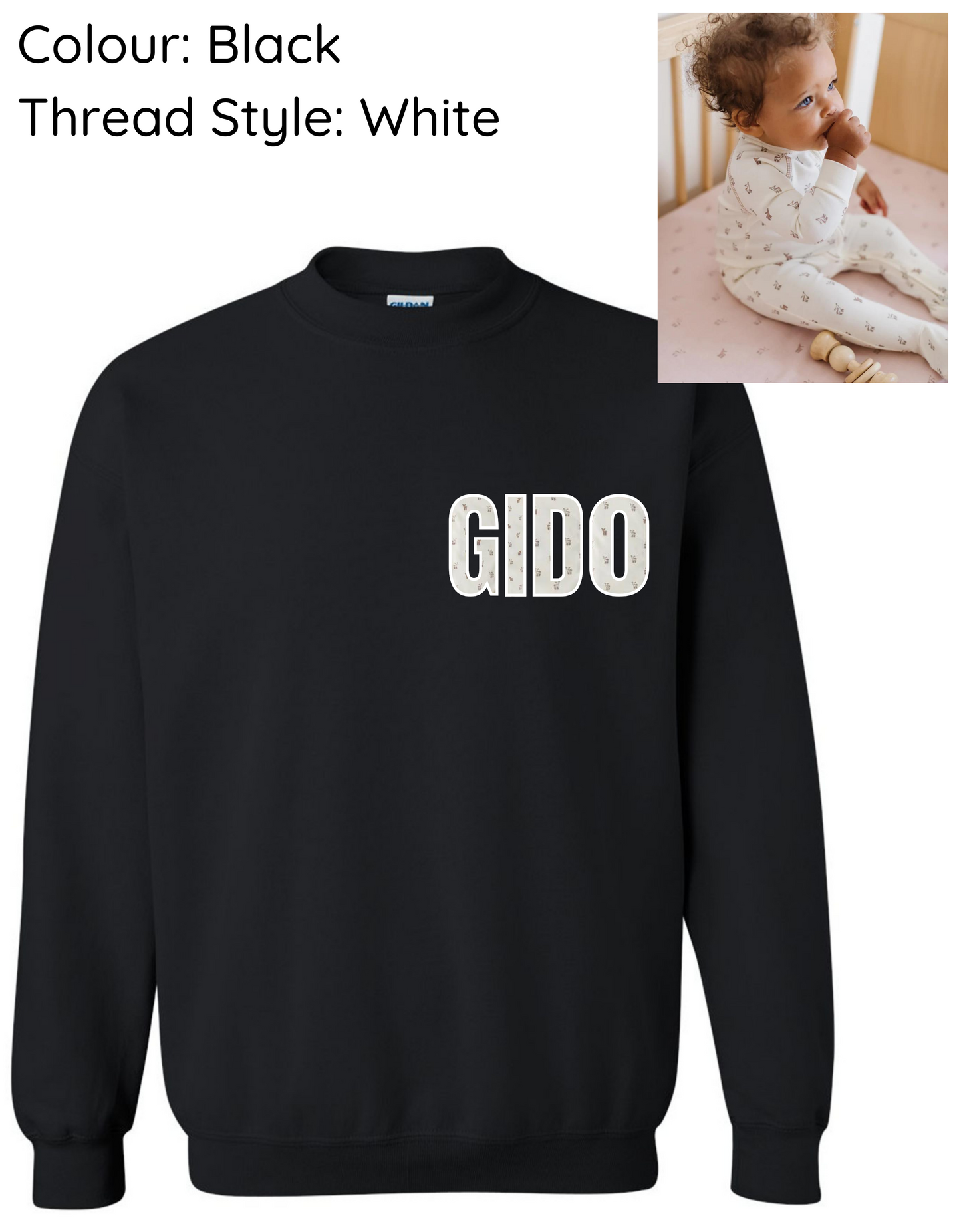 !! LIMITED TIME ONLY !! GIDO CUSTOM KEEPSAKE CREWNECK SWEATSHIRT