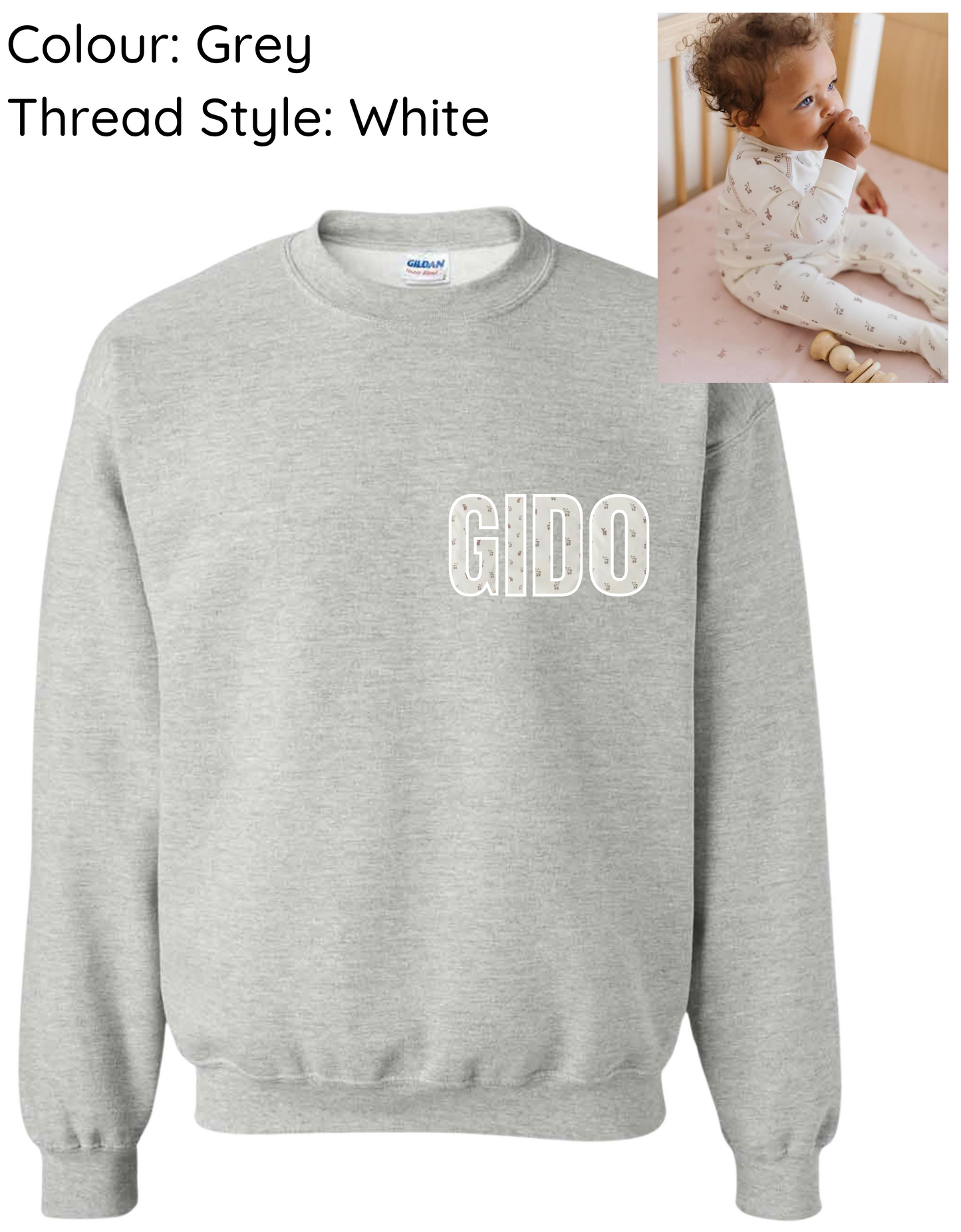 !! LIMITED TIME ONLY !! GIDO CUSTOM KEEPSAKE CREWNECK SWEATSHIRT