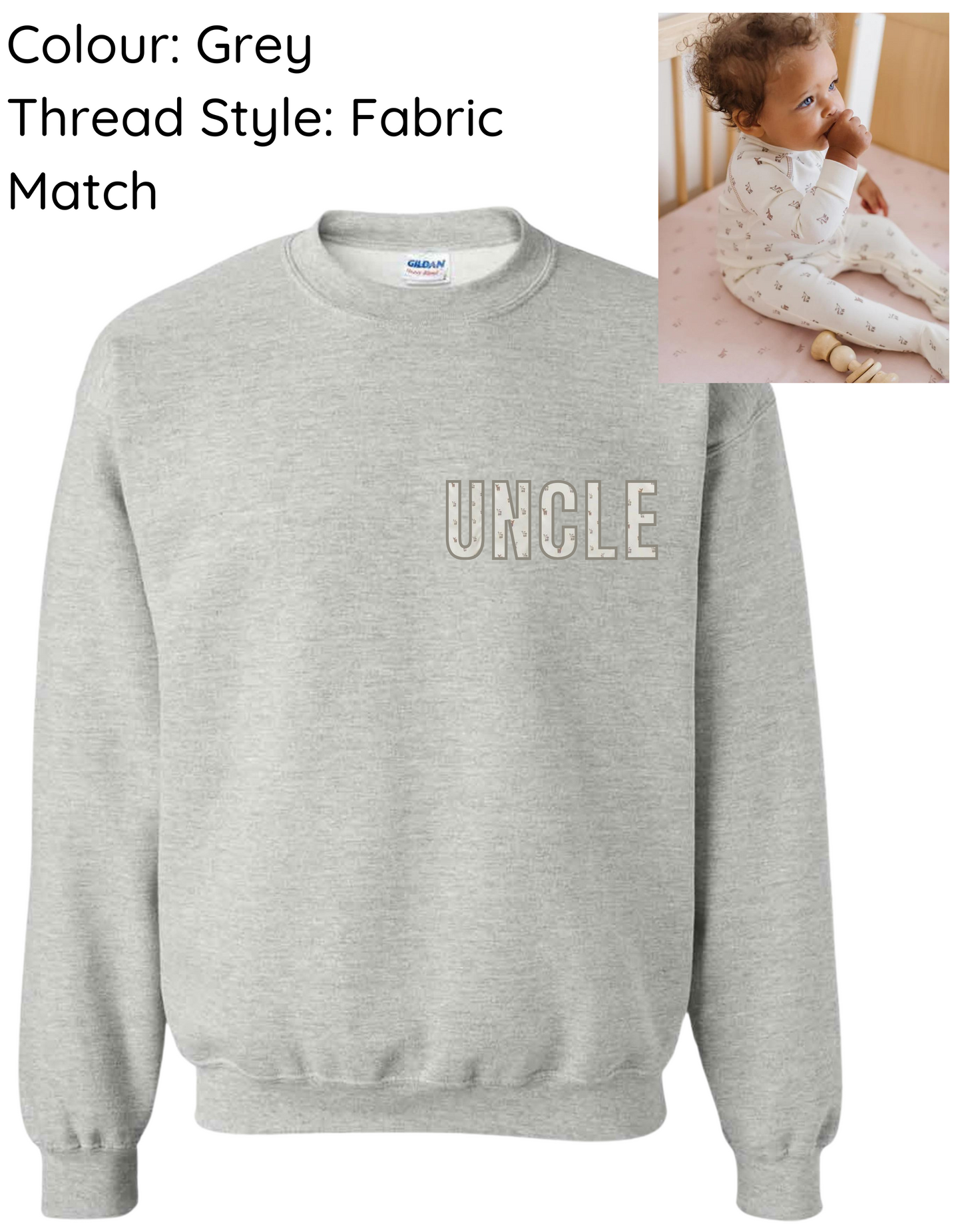 !! LIMITED TIME ONLY !! UNCLE CUSTOM KEEPSAKE CREWNECK SWEATSHIRT