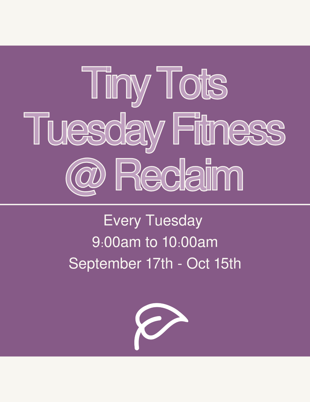 Tiny Tots Fitness Classes