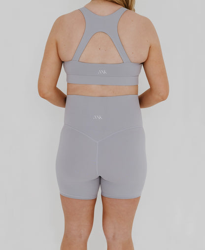 AXK Maternity - Biker Shorts - Light Grey