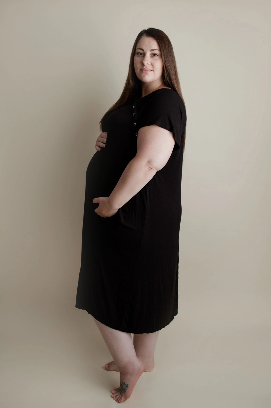 Three Little Tots - Maternity Mommy Labor and Delivery/ Nursing Gown