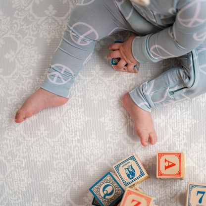 Pip + Phee - Bamboo Footless Sleepers | LE Prints: Dainty-floral / 2T