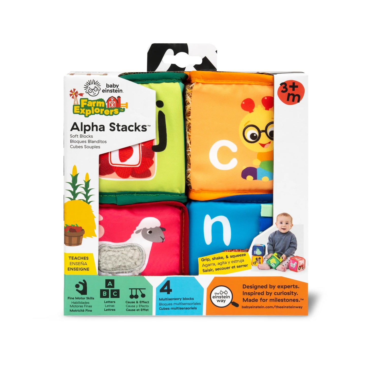 Baby Einstein - Alpha Stacks™ Soft Blocks
