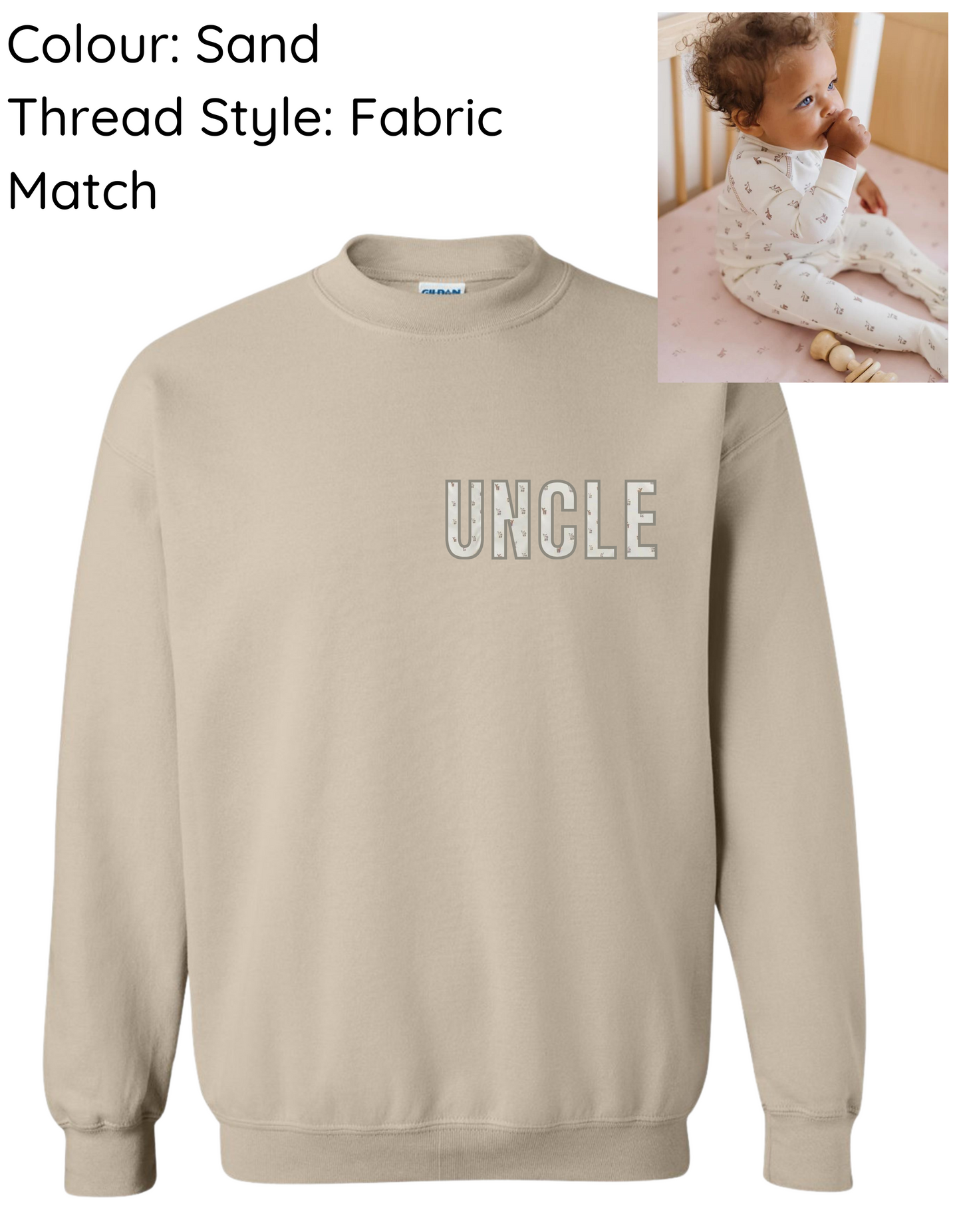 !! LIMITED TIME ONLY !! UNCLE CUSTOM KEEPSAKE CREWNECK SWEATSHIRT