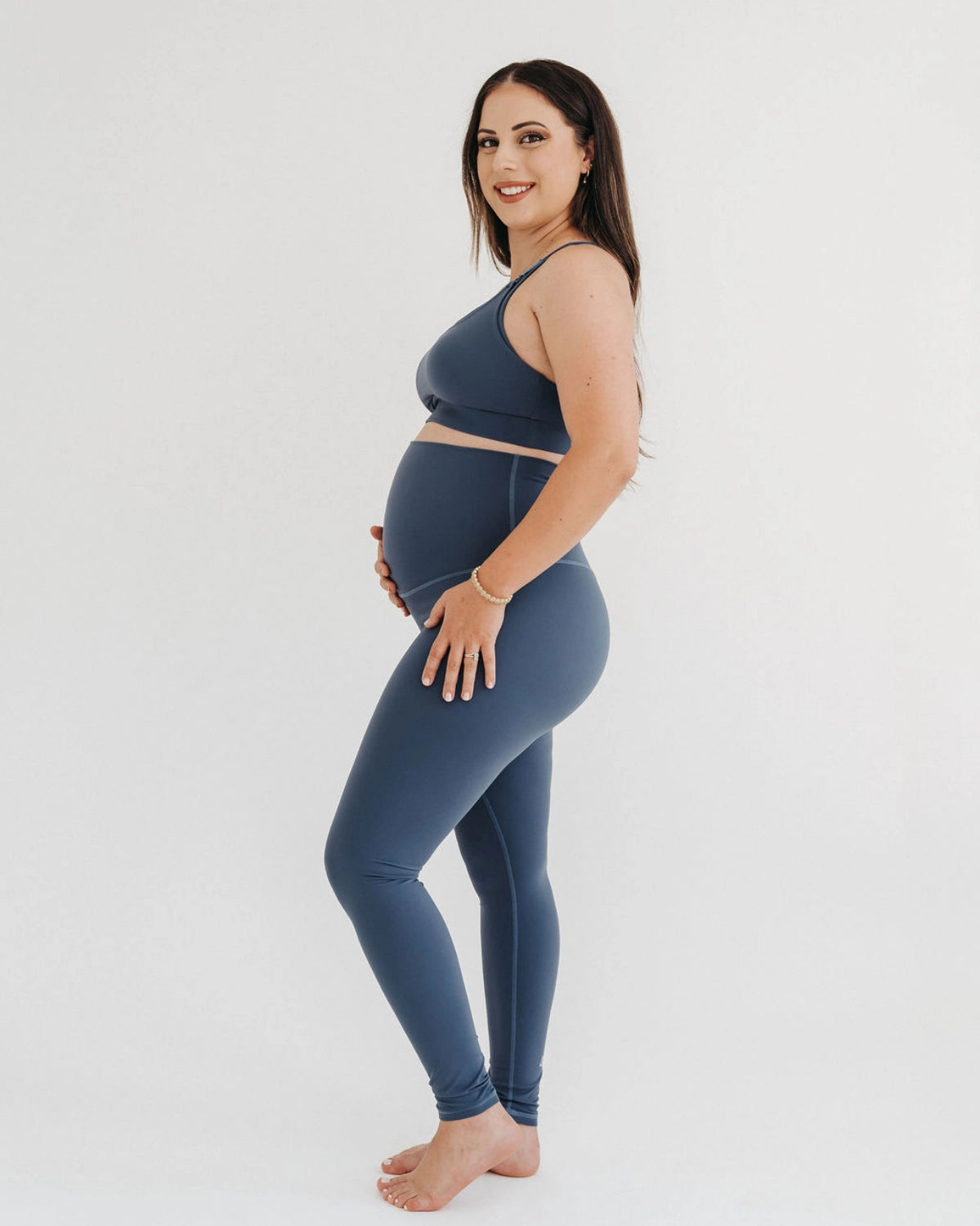 AXK Maternity - Core Curve Legging - Blue