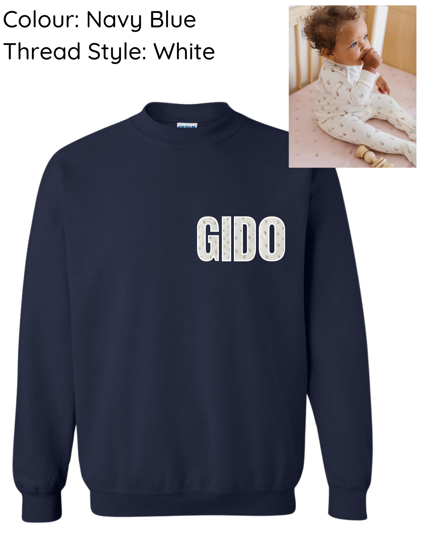 !! LIMITED TIME ONLY !! GIDO CUSTOM KEEPSAKE CREWNECK SWEATSHIRT