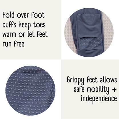 Little Locals PALS Sleep + Play Underalls - Rust