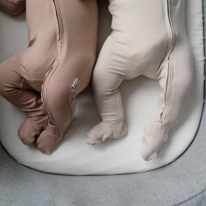Pip + Phee - Bamboo Footed Sleeper - Hazelnut