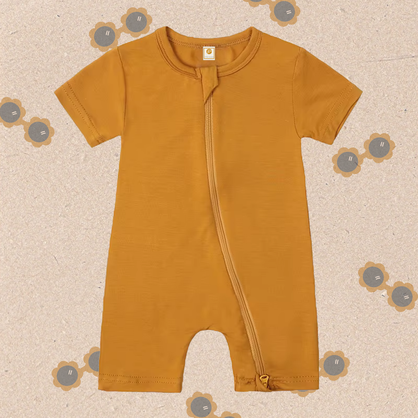 ✨PRE-SALE✨ Little Locals Bamboo Shortie Romper - SUN