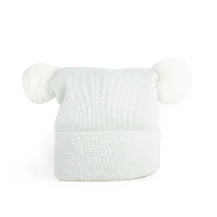 Kidcentral - Newborn Baby Knitted Hat - Double Pompom