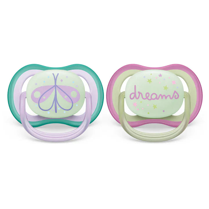 Philips Avent - Ultra Air Nighttime Pacifier 2 Pack