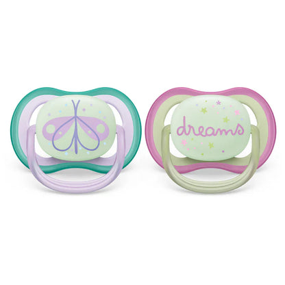 Philips Avent - Ultra Air Nighttime Pacifier 2 Pack
