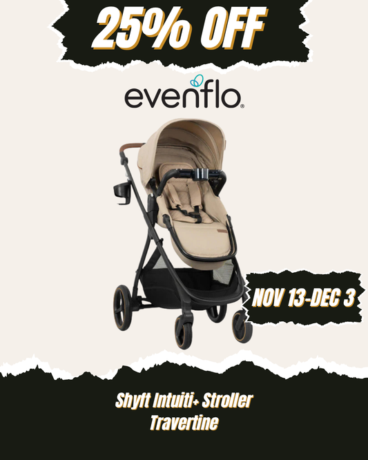 Evenflo Shyft Intuiti+ Stroller (Travertine)