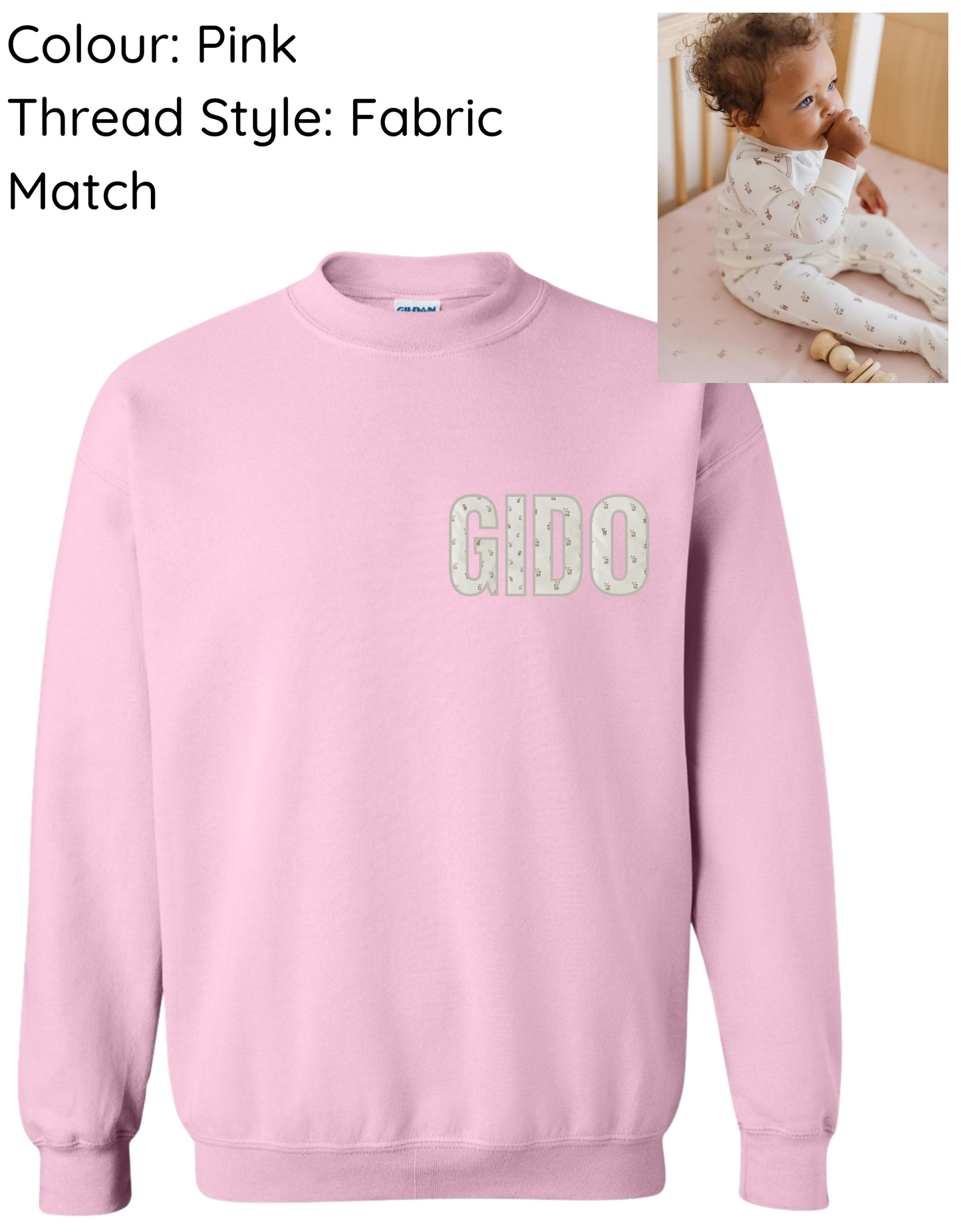 !! LIMITED TIME ONLY !! GIDO CUSTOM KEEPSAKE CREWNECK SWEATSHIRT