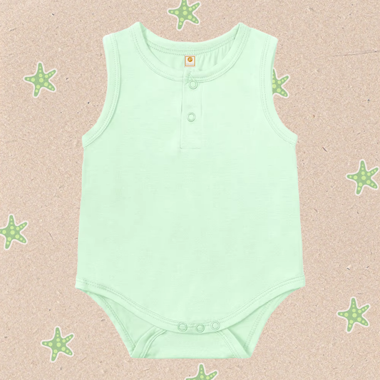 ✨PRE-SALE✨ Little Locals Bamboo Tank Romper - MINT