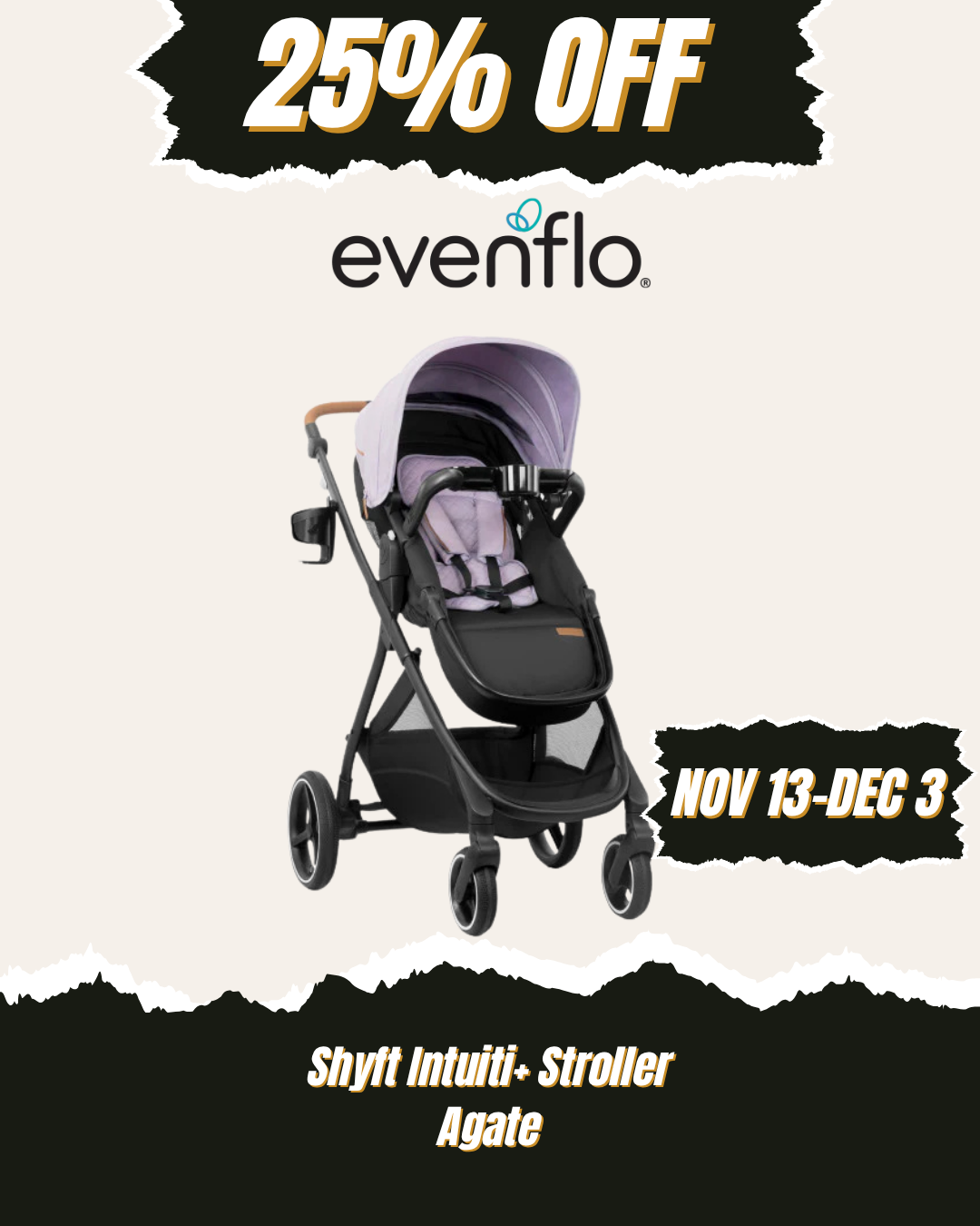 Evenflo Shyft Intuiti+ Stroller (Agate)