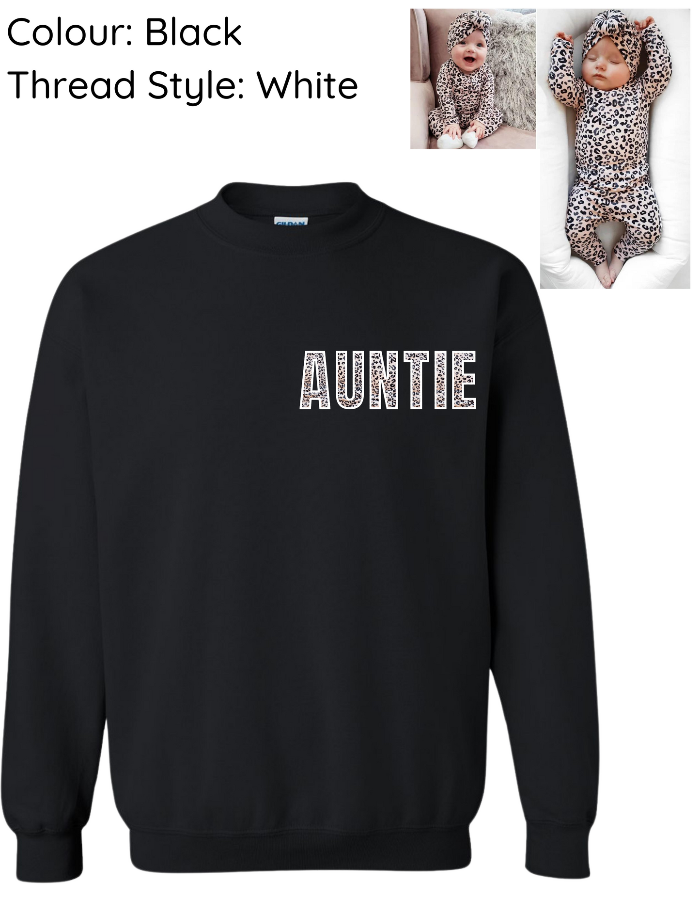 !! LIMITED TIME ONLY !! AUNTIE CUSTOM KEEPSAKE CREWNECK SWEATSHIRT