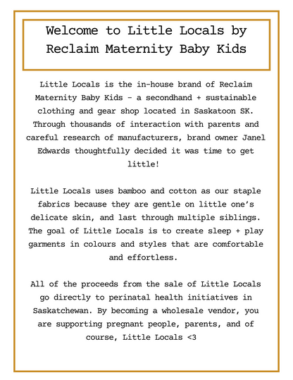 Little Locals - 🚨 IN STORE NOW 🚨   Little Locals Bamboo Sleep Sac 1.0 TOG - PEEL