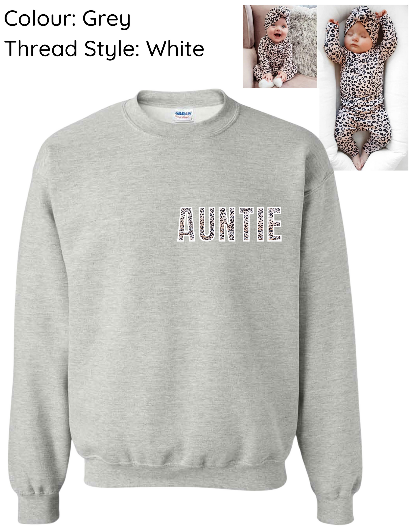 !! LIMITED TIME ONLY !! AUNTIE CUSTOM KEEPSAKE CREWNECK SWEATSHIRT