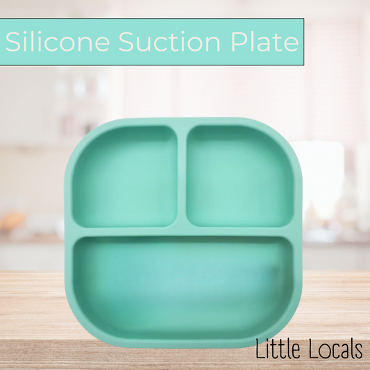 Little Locals Silicone Suction Plate w/Dividers