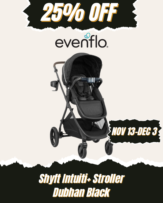 Evenflo Shyft Intuiti+ Stroller (Dubhan Black)