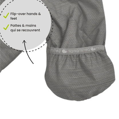 Perlimpinpin - One Piece Baby Snowsuit - Peony