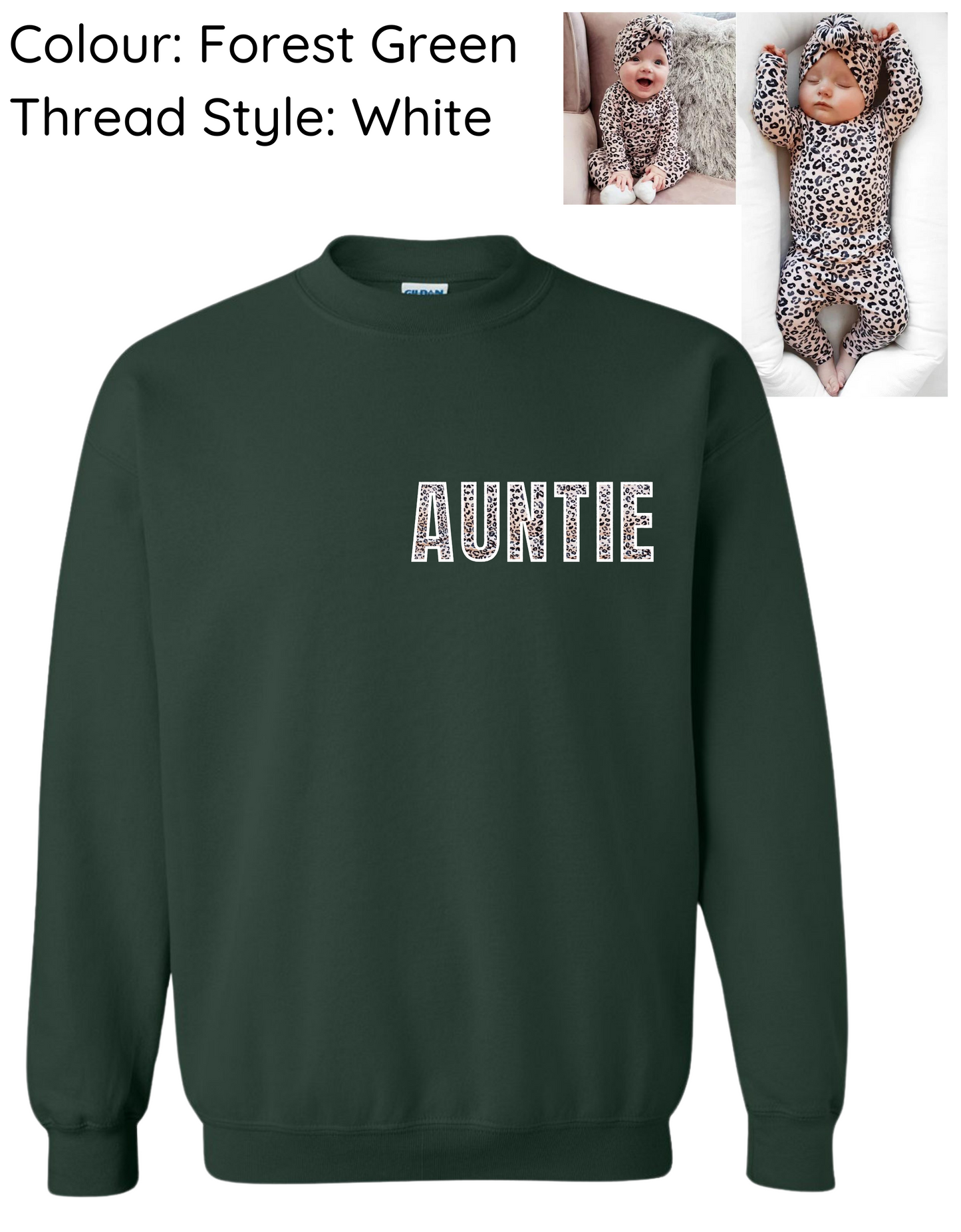 !! LIMITED TIME ONLY !! AUNTIE CUSTOM KEEPSAKE CREWNECK SWEATSHIRT