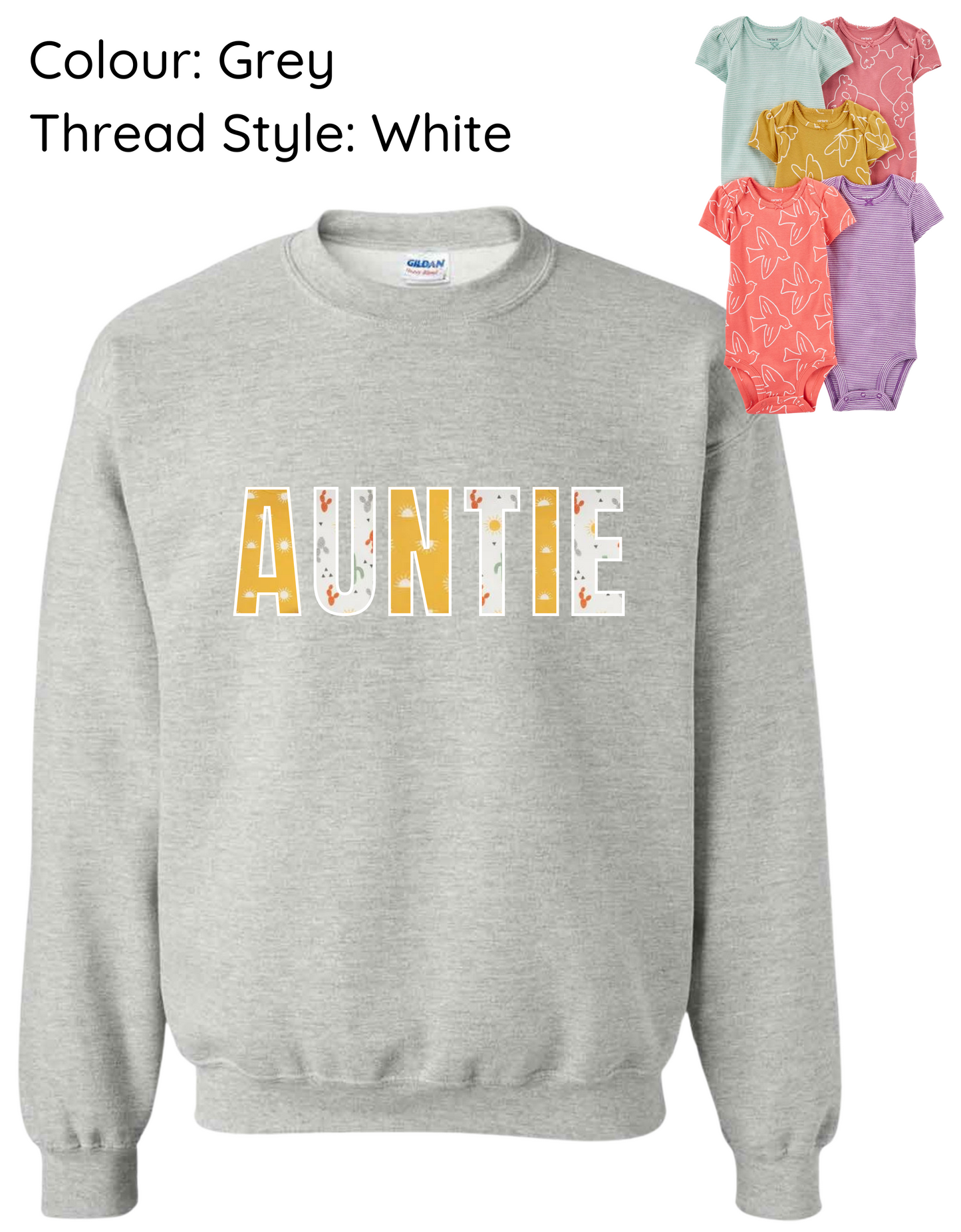 !! LIMITED TIME ONLY !! AUNTIE CUSTOM KEEPSAKE CREWNECK SWEATSHIRT