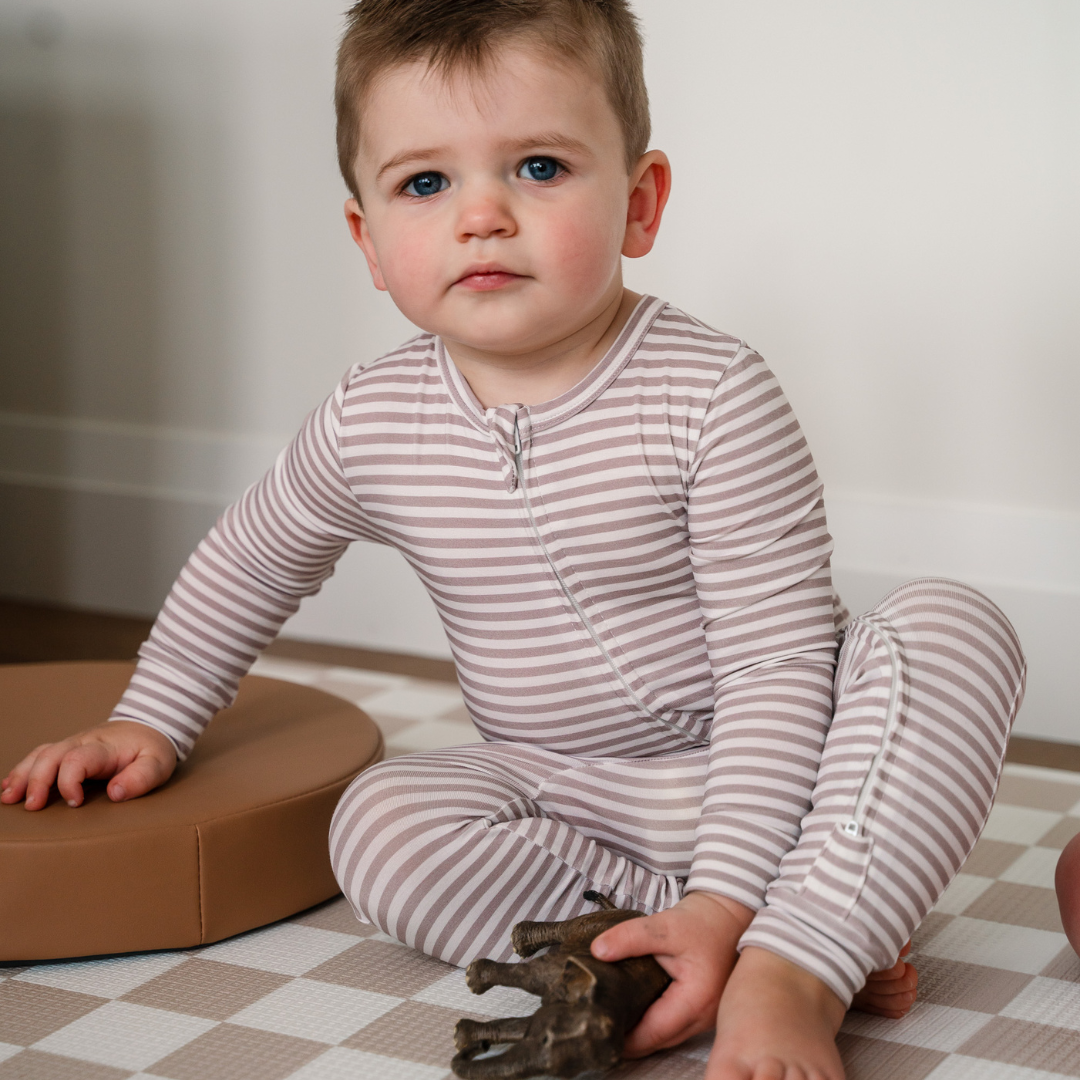Pip + Phee - Bamboo Footless Sleepers | LE Prints: Dainty-floral / 3T
