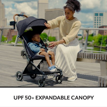 🔥 HOT DEAL🔥 Evenflo - Hummingbird Ultra-Lightweight Carbon Fiber Stroller - Crest Gray
