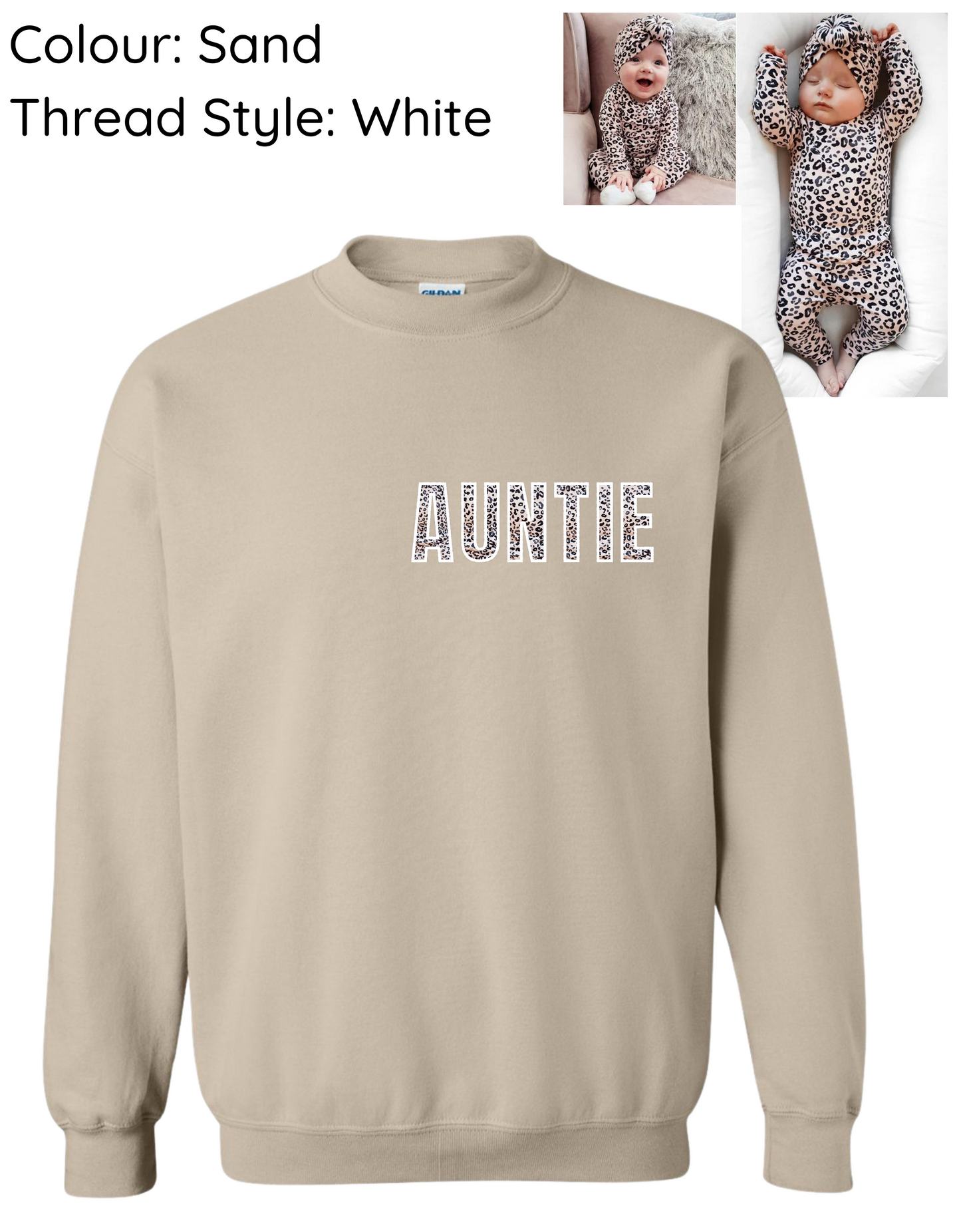 !! LIMITED TIME ONLY !! AUNTIE CUSTOM KEEPSAKE CREWNECK SWEATSHIRT